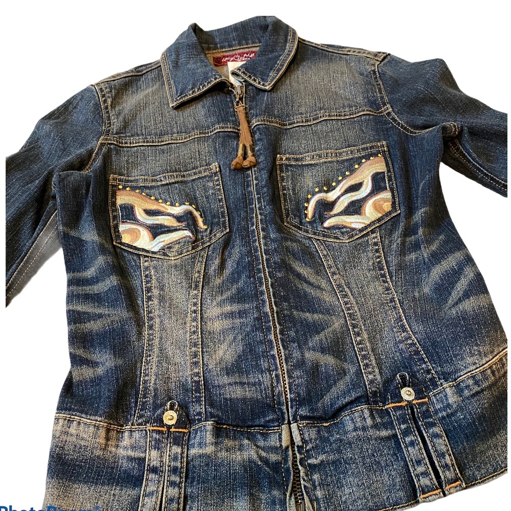Denim Jacket - Statement Jacket - image 2